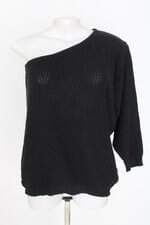 blusa de trico feminina preta
