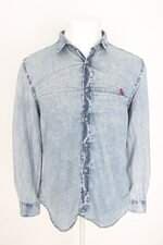 camisa jeans Reserva masculina azul