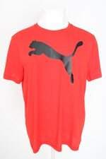 camiseta puma masculina vermelha com silk