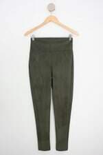 calça de tecido suede mariah feminina verde