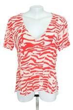 blusa Le Lis Blanc feminina estampada com barra mullet