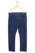 calça de tecido Riachuelo masculina azul