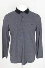 camiseta manga longa aviator masculina azul