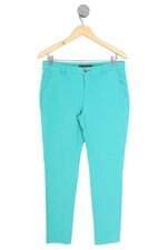 calça de tecido Cantão feminina verde