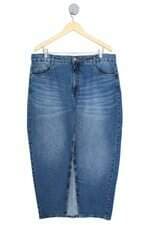 saia jeans Ashua feminina azul