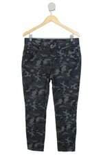 calça de sarja Richards feminina cinza