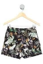 shorts Zara feminino estampado 