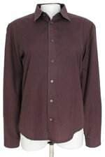 camisa Uniqlo feminina marrom com poás