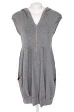 vestido collins feminino cinza