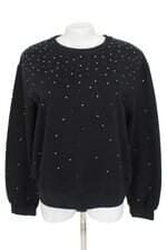 blusa MY FAVORITE THINGS femininA pretA com aplique