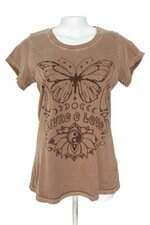 camiseta livre e leve feminina marrom