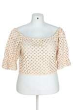 blusa cropped batiche feminina bege
