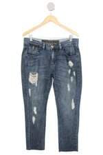 calça jeans Mob feminina azul