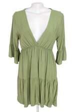 vestido luck jeans feminino verde