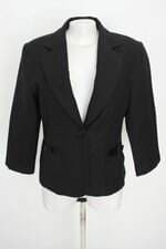 blazer gregory feminino preto com forro