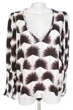 blusa Fórum feminina estampada com franzido