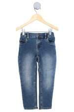 calça jeans Carter'S kids azul com cós com elástico