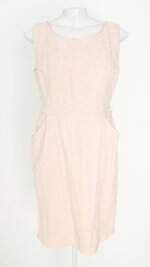 vestido gregory feminino rosa com forro e pregas