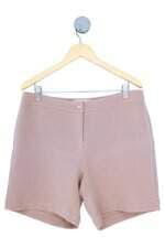 shorts practory feminino bege