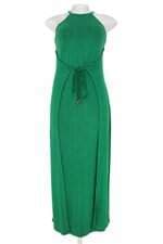 vestido longo garage feminino verde com forro