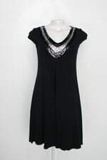 Vestido miroa feminina preto com Paetê