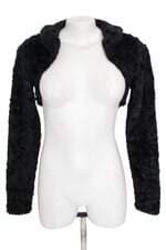 bolero crissy feminino preto com forro