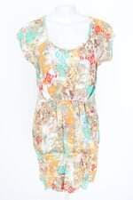 vestido Cantão feminino estampado com pregas