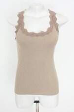blusa gregory feminina marrom com renda