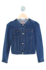 camisa monnalisa kids azul