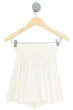 shorts saia fernanda gardini feminino branco