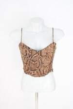 cropped Zara feminino estampado
