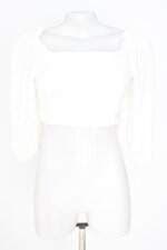 top feminino viviane furrier branco