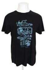 camiseta Reserva masculina preta