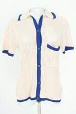 camisa bluesteel feminina  bicolor de trico
