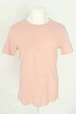 camiseta Zara masculina rosa com barra mullet