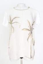 blusa lunender feminina estampada com recortes