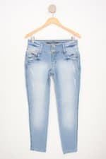 calça jeans beeigth feminina azul