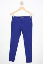 calça de sarja forever kings feminina azul