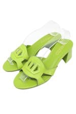 sandália Arezzo feminina verde