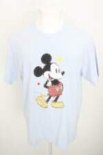 camiseta Uniqlo masculina azul com silk