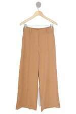 calça social emme feminina bege
