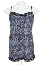 conjunto de pijama duzani feminino estampado  com renda