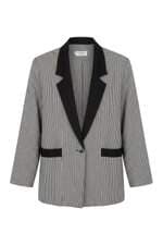 Blazer Masculino Robson Private Preto e Branco 