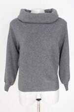 blusa Zara feminina cinza