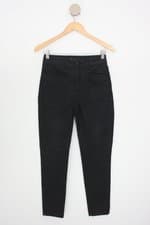 calça de sarja gatabakana feminina preta