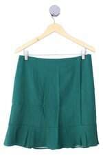 saia Fillity feminina verde com forro e peplum