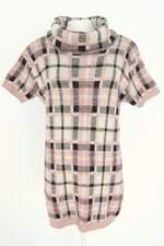 vestido de tricô feminino xadrez