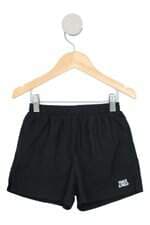 shorts Track & Field kids cinza com silk