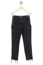 calça jeans Helena Bordon feminina cinza