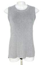blusa Banana Republic feminina cinza com barra mullet